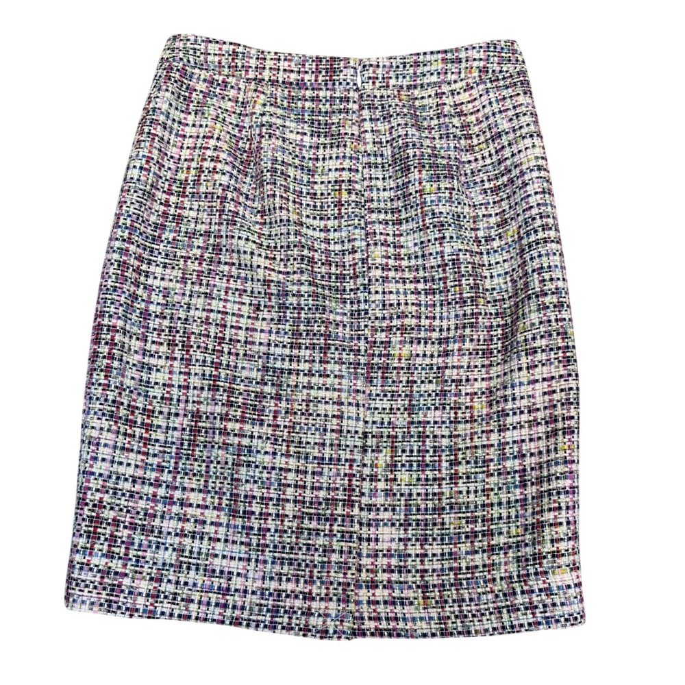 J.Crew Womens Multi Color Metallic‎ Tweed Mini Skirt AL662 Size 0 NWT